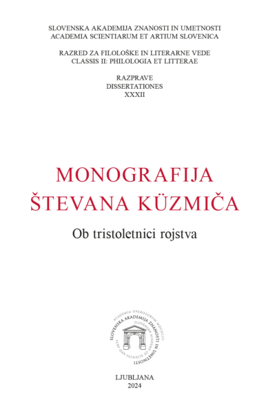 Monografija O štefanu K